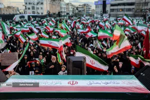 لحظه تحویل سال ۱۴۰۵ - میدان انقلاب