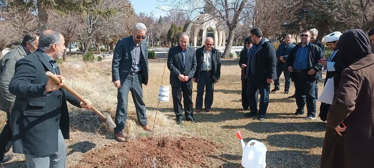 روز درختکاری در واحد ابهر
