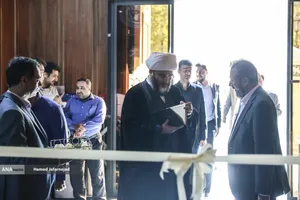 مراسم افتتاح نمایشگاه &laquo; آیینه&zwnj;های نعت&raquo; آیین گرامیداشت ۱۵۰۰مین سالگرد میلاد پیامبر اکرم(ص) با حضور حجت&zwnj;الاسلام والمسلمین محمد قمی رییس سازمان تبلیغات اسلامی