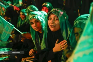 سفره نذری حضرت رقیه(س) در میدان امام حسین(ع)