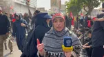طنین فریاد دادخواهی در خیابان های تهران/ دست های سرخ نماد عهد خونین با رهبر شهید