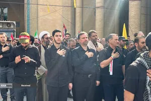مراسم وداع با رهبر شهید انقلاب
