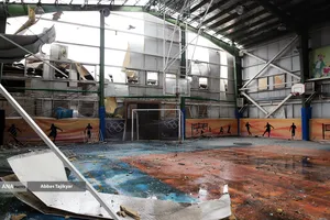 بازدید اصحاب رسانه از پایگاه مدیرت بحران نازی&zwnj;آباد و خودروهای آسیب دیده اورژانس در اثر تجاوز صهیونیستی آمریکایی