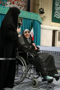 دیدار هزاران نفر از زنان و دختران با رهبر معظم انقلاب