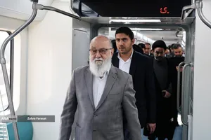 آیین بهره برداری از 2 رام قطار مترو ملی