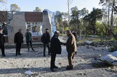 Head of Islamic Azad University Visits Former US Embassy After US-Israeli Strike