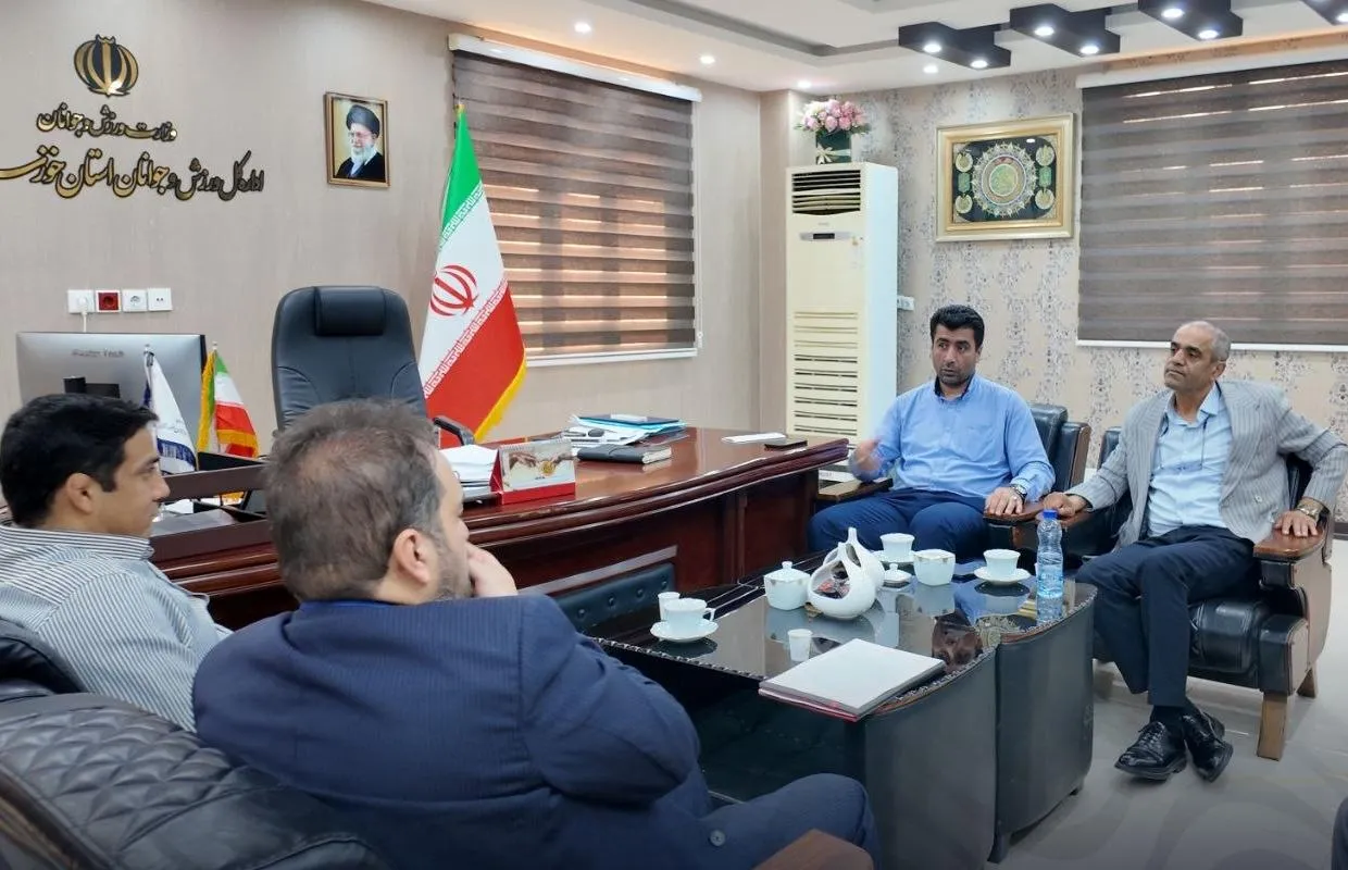 بهنام ابوالقاسم پور شهرام هزاریان پیگیری روند آماده‌سازی ورزشگاه غدیر 25شهریور1405