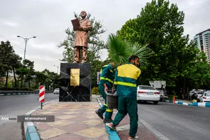 رونمایی از تندیس شهید مصطفی چمران
