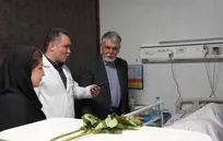 عیادت وزیر ارشاد از مجروحان حملات رژیم صهیونیستی به خاک ایران+عکس