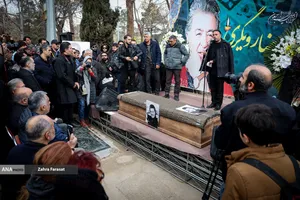 مراسم تشییع پیکر &laquo;رضا رویگری&raquo;