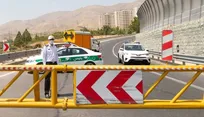 محدودیت تردد مقطعی در جاده چالوس