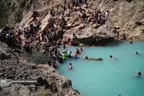 آب تنی در گرمای شدید