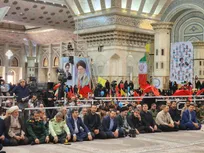 حضور مسئولان کشوری و لشگری در حرم مطهر امام خمینی (ره)