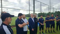 برگزاری تمرین امیدها با حضور سفیر ایران و مسئولان فدراسیون فوتبال