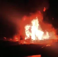 آتش‌سوزی گسترده کارگاه گاز مایع در شیراز مهار شد