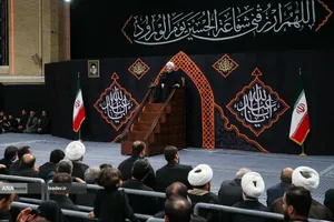 مراسم عزاداری شب هفتم محرم در حسینیه امام خمینی(ره)