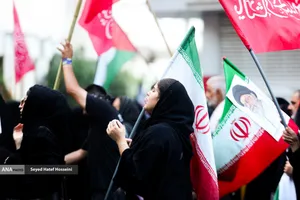 پیاده روی جاماندگان اربعین در ساری