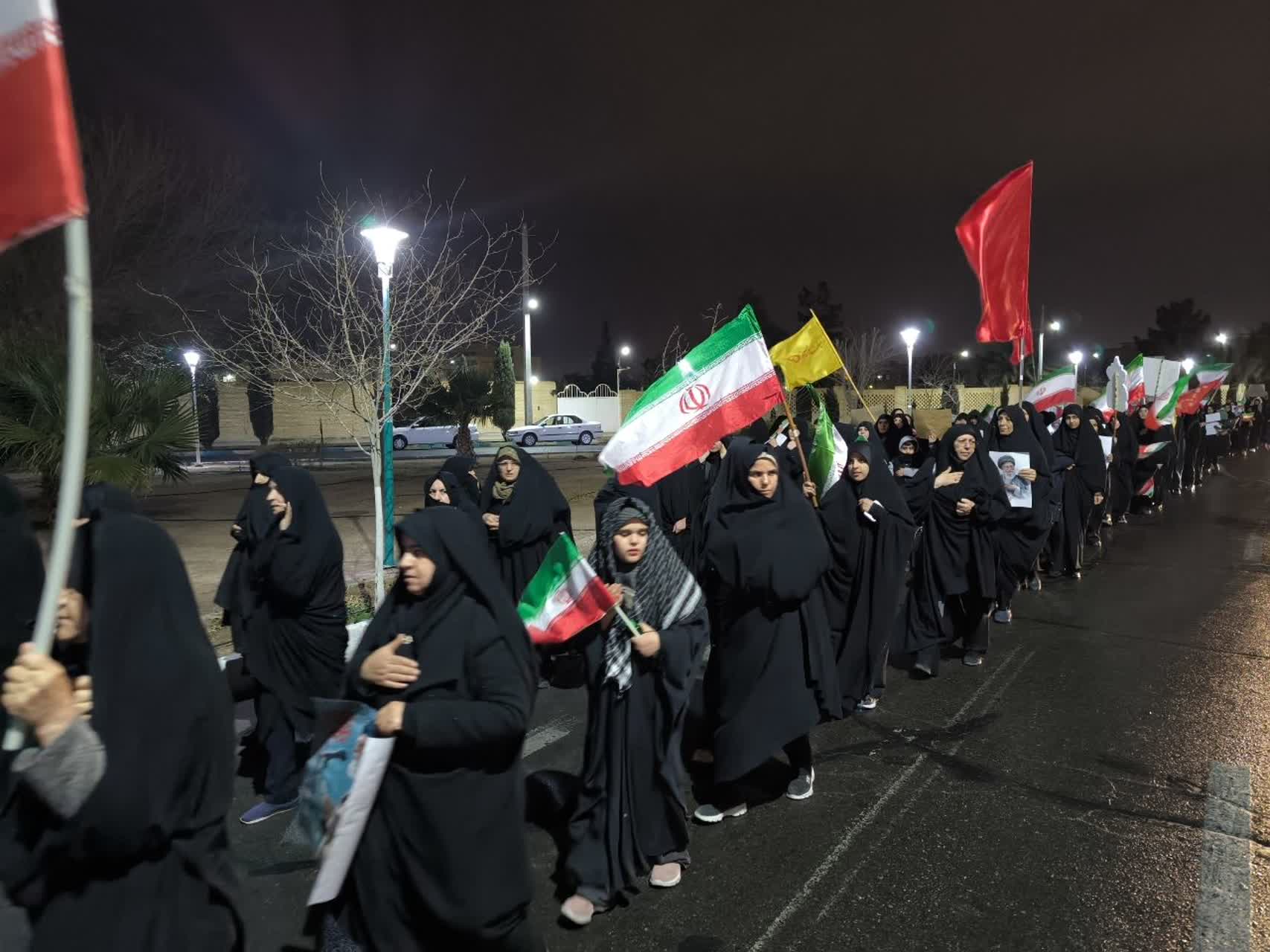 خروش دانشگاه آزاد اسلامی یزد در حمایت از فاتحان خیبر