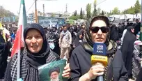 آقا سلام ...؛ طنین نوای سوگ زائران اردبیلی در وداع با رهبر شهید