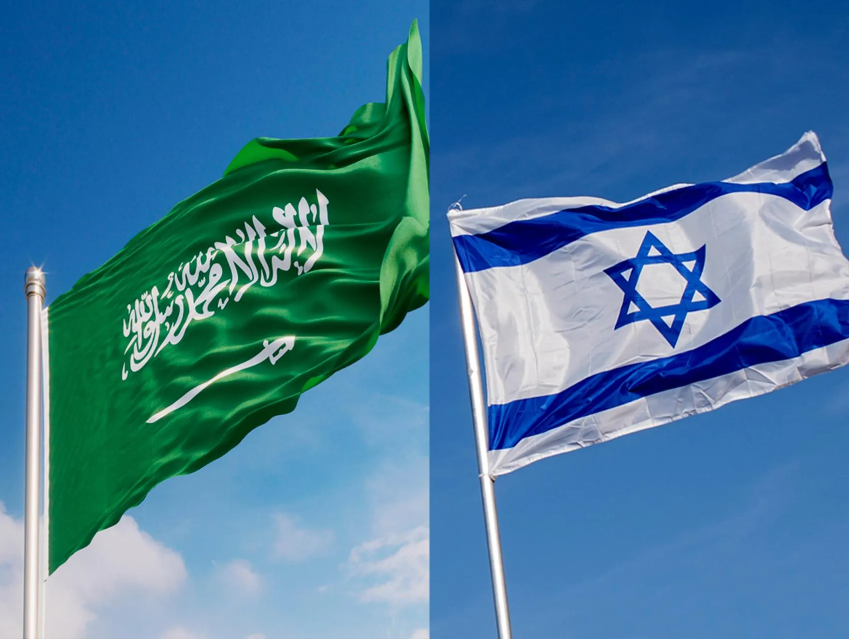 پرچم عربستان اسرائیل