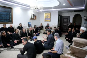 مراسم عزاداری تاسوعای حسینی در بیت شهید رئیسی