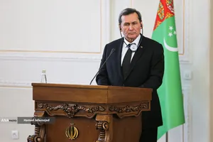 کنفرانس خبری رشید مردوف وزیر امور خارجه ترکمنستان 
