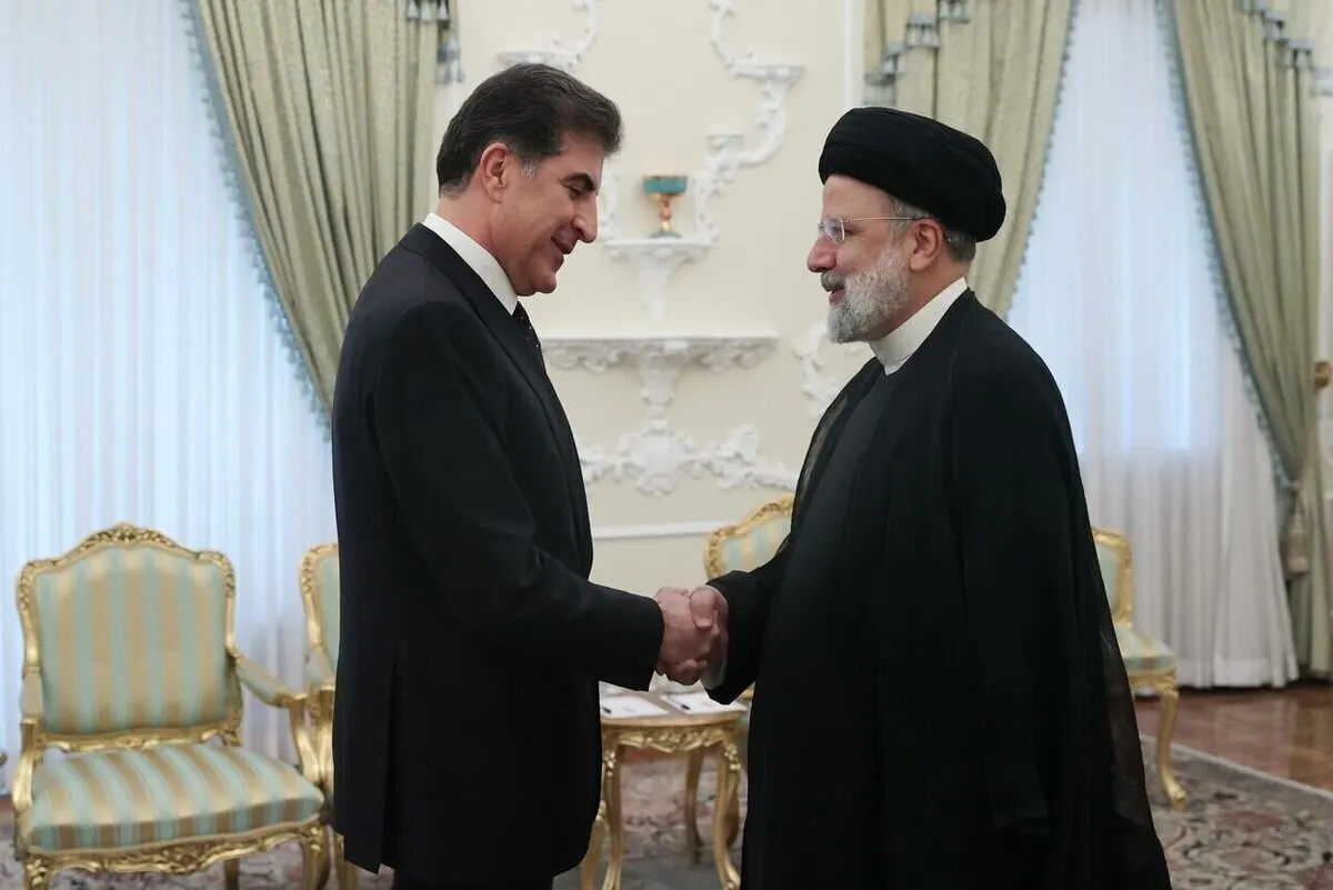 بارزانی: از خدا می‌خواهم رئیسی و یارانش را سالم نگه دارد و برایشان دعا می‌کنم