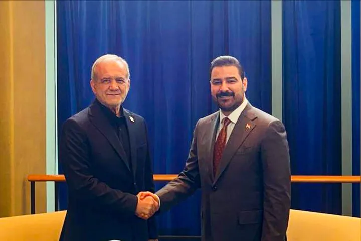 پزشکیان با نخست‌وزیر عراق