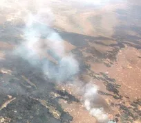 آخرین وضعیت از حریق در محور جنگلی رامسر - جواهرده