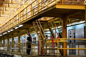 آیین بهره برداری از 2 رام قطار مترو ملی