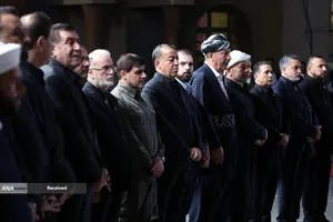 استقبال رسمی از پیکر مطهر امام شهید در عراق با حضور رییس جمهور
