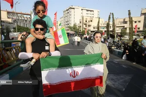 تجمع مردمی علیه جنایات آمریکا و رژیم صهیونی - تهران