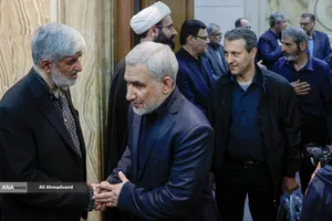 مراسم گرامیداشت شهید علی لاریجانی 