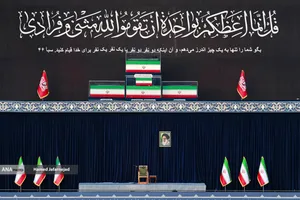 مراسم وداع با رهبر شهید انقلاب حضرت آیت الله سیدعلی خامنه&zwnj;ای (ره) و خانواده ایشان