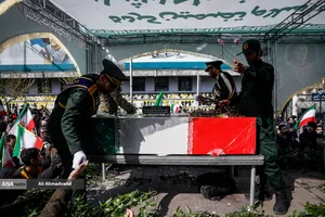 تشییع شهدای &laquo;جنگ رمضان&raquo;