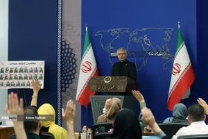 نشست خبری اسماعیل بقایی سخنگوی وزارت امور خارجه
