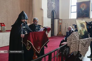 مراسم چهلم شهادت حضرت آیت الله امام سید علی خامنه&zwnj;ای در کلیسای سرکیس مقدس