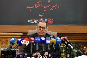 مهران قربانی، معاون حمل&zwnj;ونقل وزارت راه و شهرسازی در نشست خبری تمهیدات وزارت راه و شهرسازی برای مراسم تشییع رهبر شهید