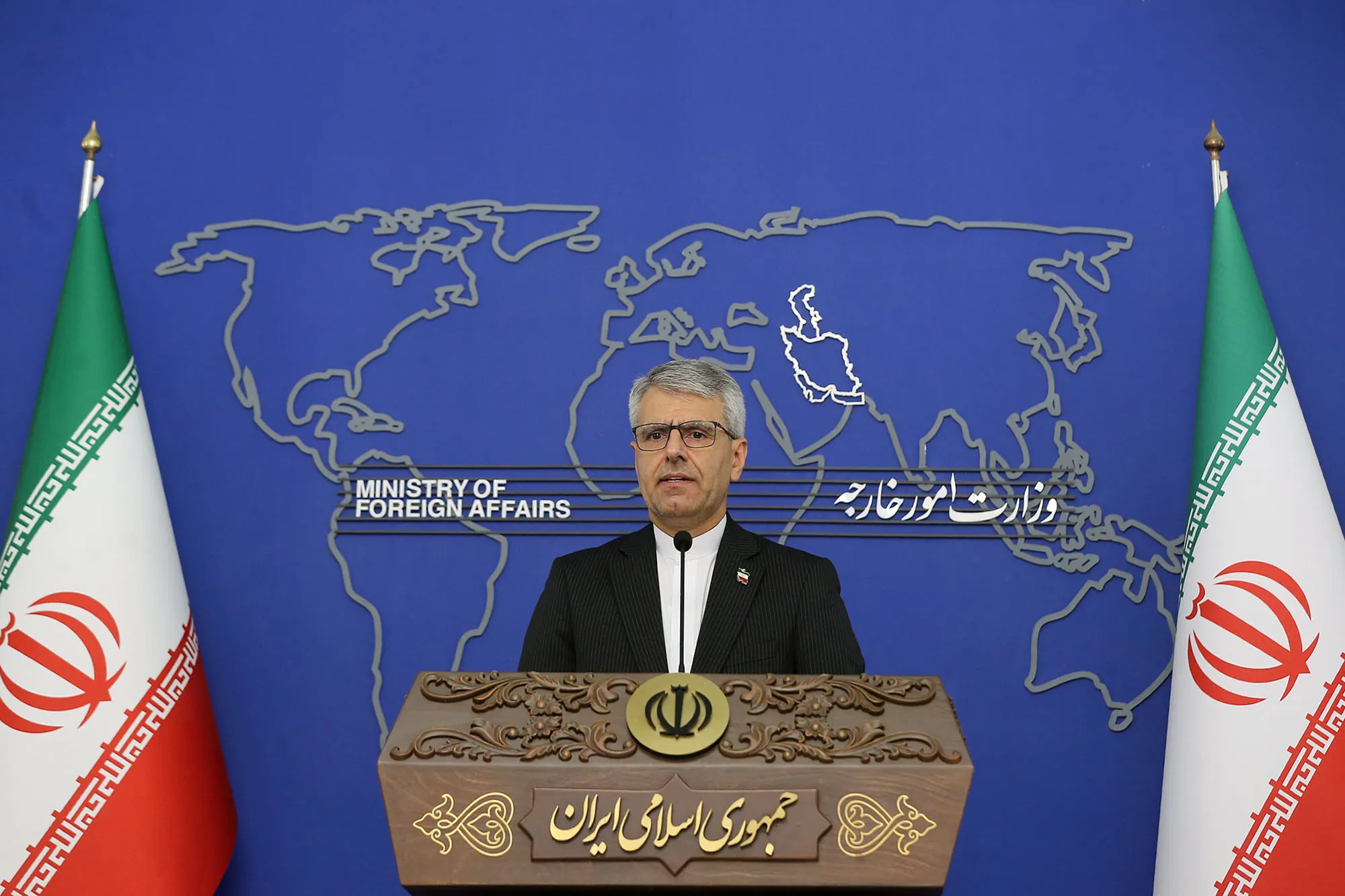 نشست خبری اسماعیل بقایی سخنگوی وزارت امور خارجه