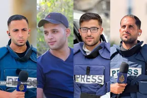 غزه در سوگ شهادت روزنامه&zwnj;نگار انس الشریف