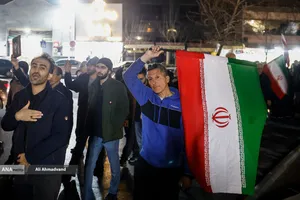 مراسم عزاداری در سوگ رهبر شهید انقلاب - میدان ونک