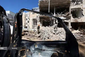 اصابت موشک &zwnj;های بارشی ایران در تلاویو