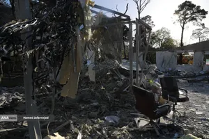 حمله اسرائیل به سفارت سابق آمریکا در تهران و تخریب ساختمان محل اقامت و دفتر کار ویلیام سالیوان آخرین سفیر ایالات متحده آمریکا در ایران