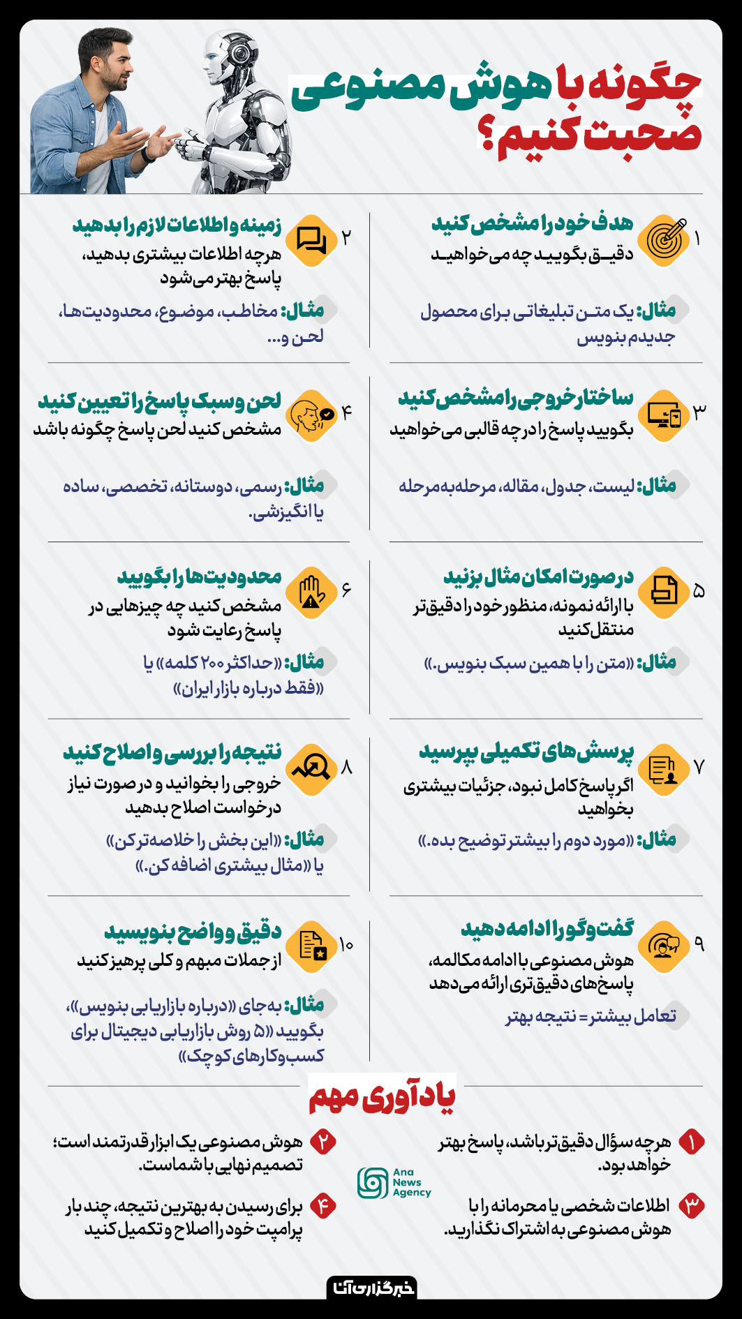 چگونه با هوش مصنوعی صحبت کنیم؟