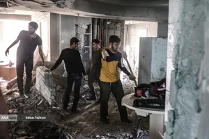 کمک نیروهای جهادی به جنگ زدگان