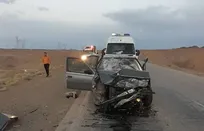 تصادف زنجیره ای در جاده میامی‌به سبزوار با ۴ مصدوم/ ۳ مصدوم از اتباع عراق