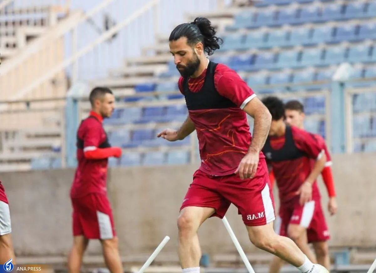 حضور عباس‌زاده در تمرین تراکتور برای پایان دادن به شایعات+ عکس
