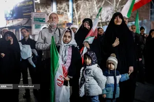 مراسم عزاداری در سوگ رهبر شهید انقلاب - میدان ونک