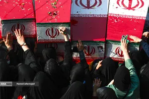 تشییع پیکر مطهر 100 شهید گمنام - معراج شهدا