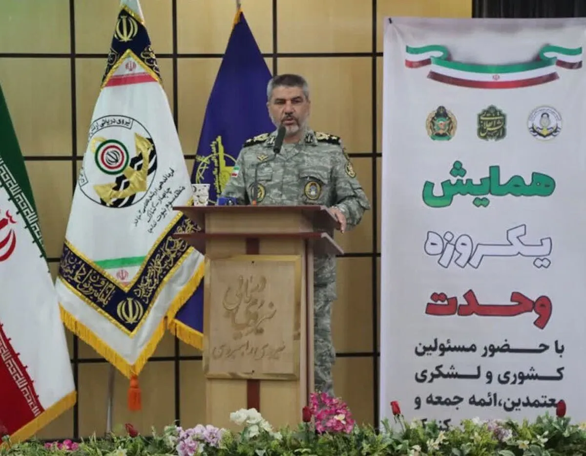 امیر سرتیپ اکرمی‌نیا در همایش وحدت: وحدت مذاهب رمز ایستادگی ایران در برابر آمریکا و صهیونیسم است